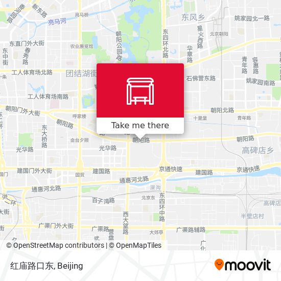 红庙路口东 map