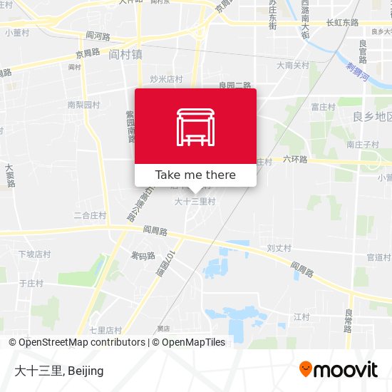 大十三里 map