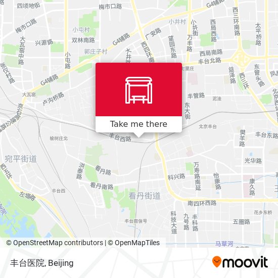 丰台医院 map