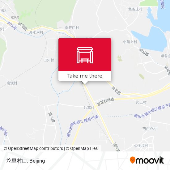 坨里村口 map