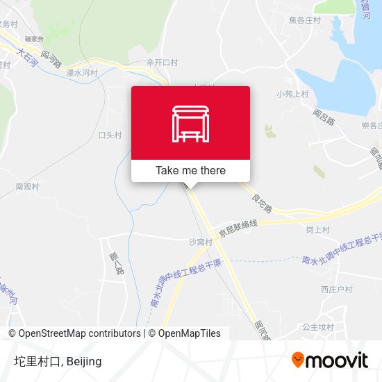 坨里村口 map