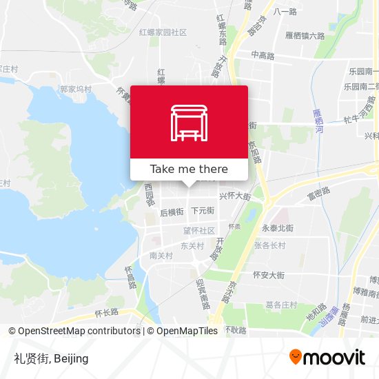 礼贤街 map