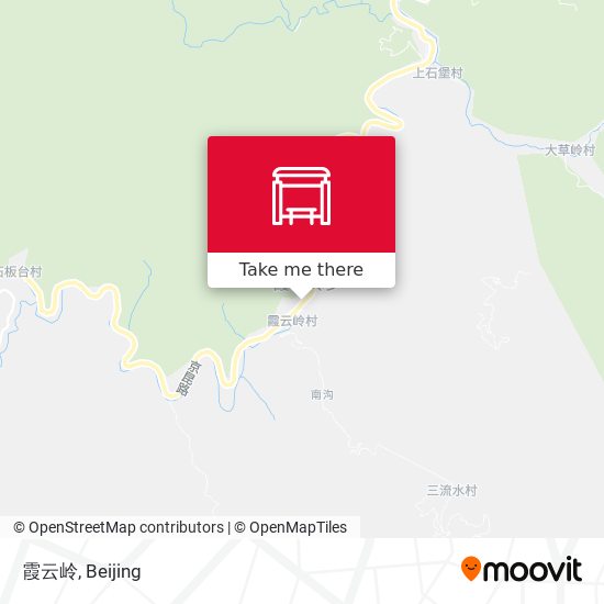 霞云岭 map