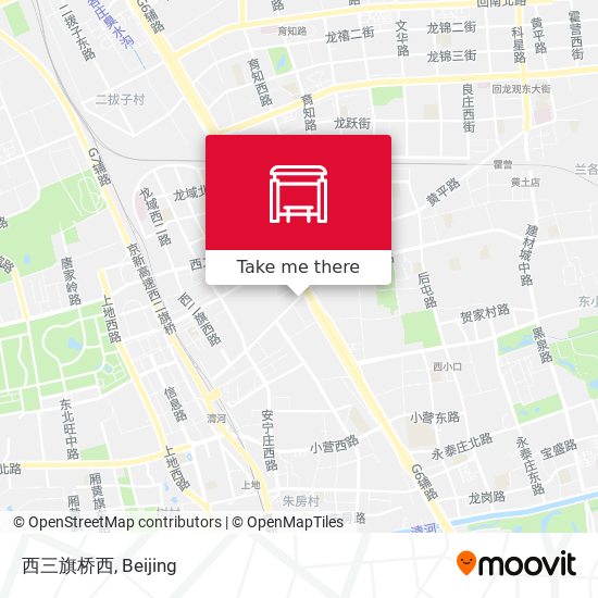 西三旗桥西 map