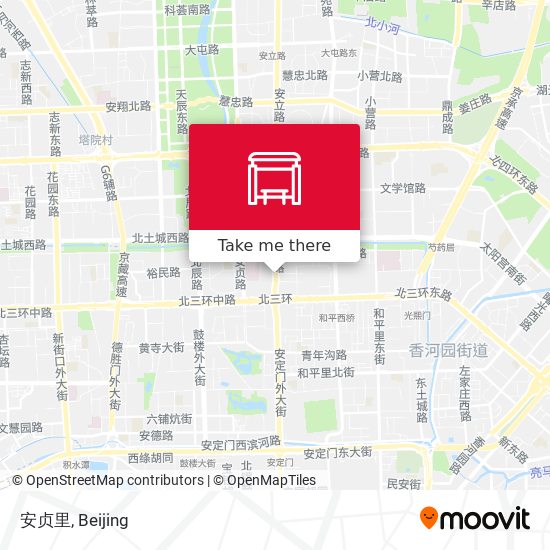 安贞里 map