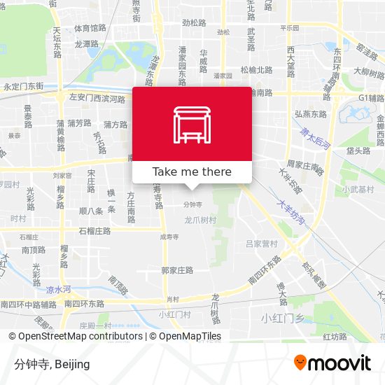 分钟寺 map