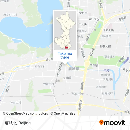 庙城北 map
