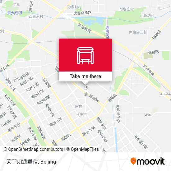 天宇朗通通信 map
