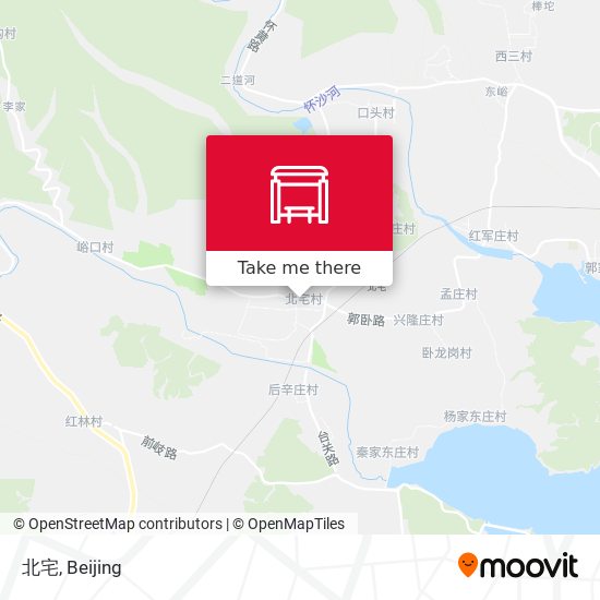 北宅 map