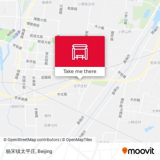 杨宋镇太平庄 map
