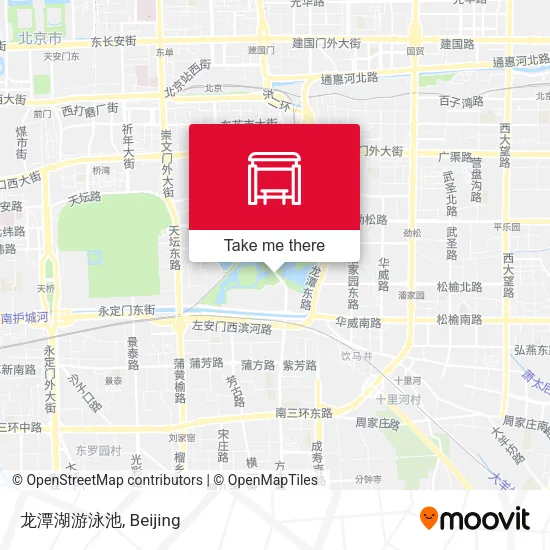 龙潭湖游泳池 map