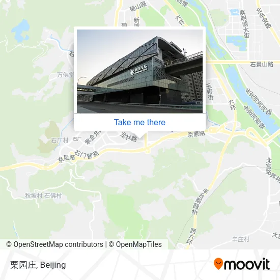 栗园庄 map