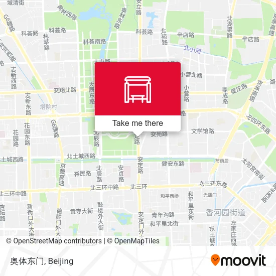奥体东门 map