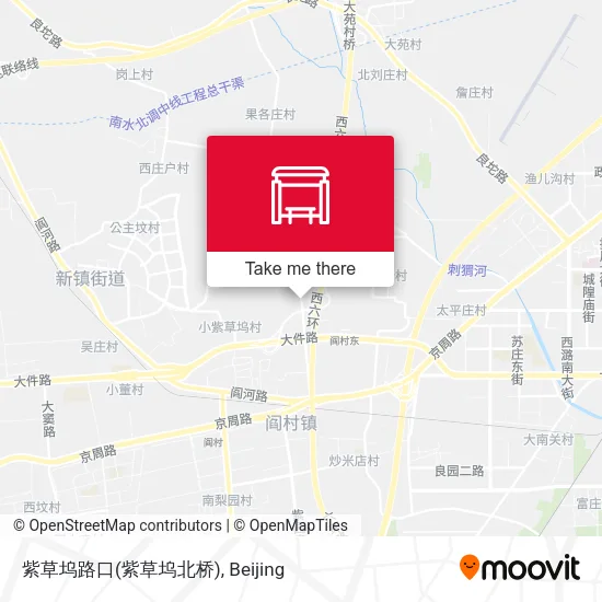 紫草坞路口(紫草坞北桥) map