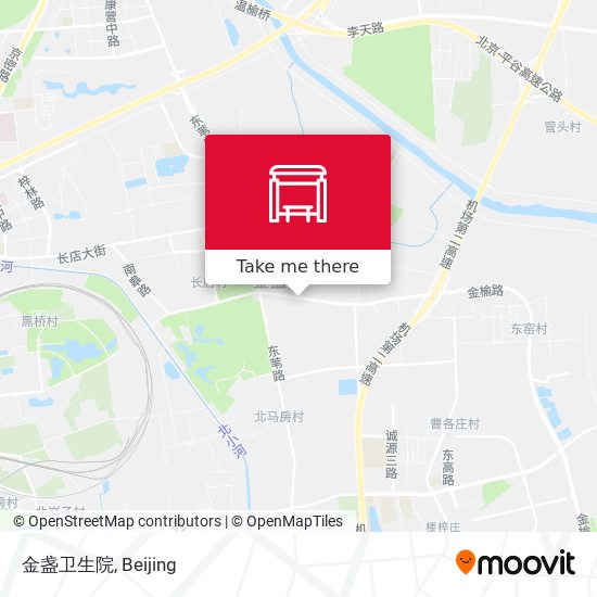 金盏卫生院 map