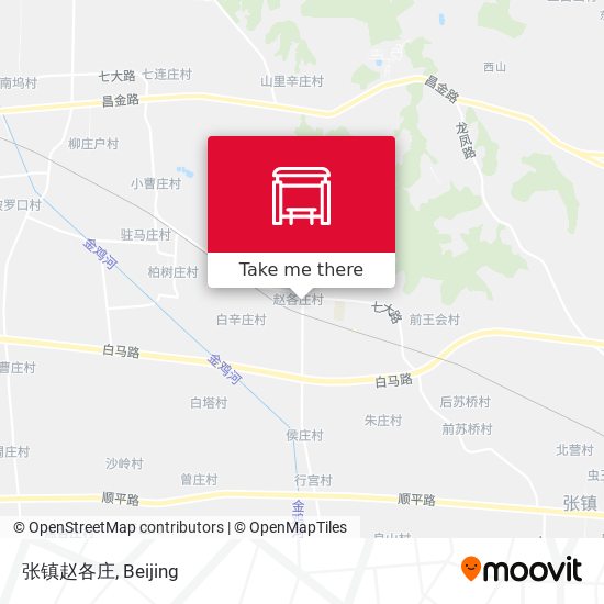 张镇赵各庄 map