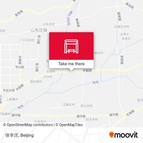张辛庄 map