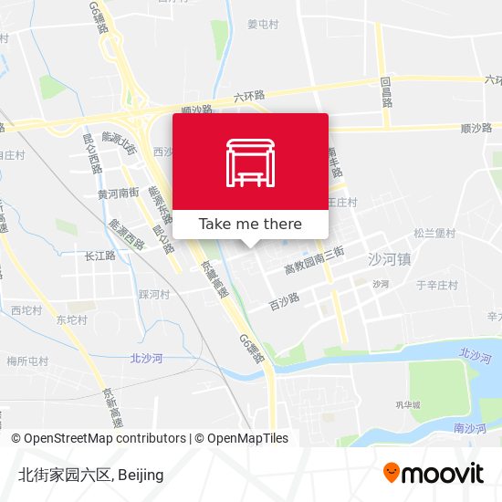 北街家园六区 map