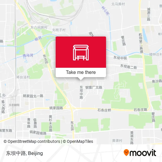 东坝中路 map