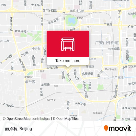 丽泽桥 map