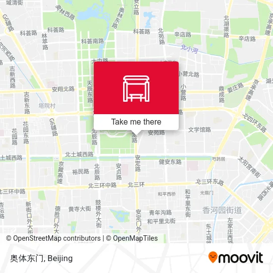 奥体东门 map