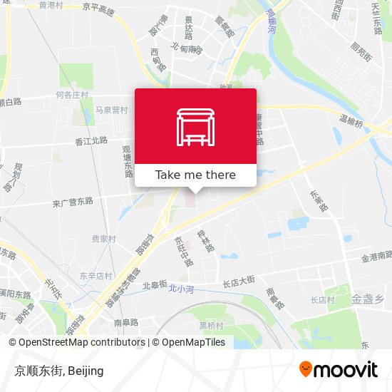 京顺东街 map
