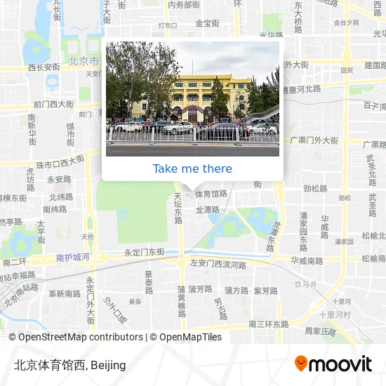北京体育馆西 map