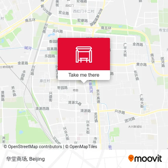 华堂商场 map