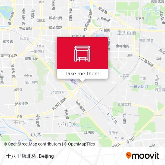 十八里店北桥 map