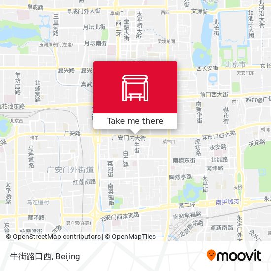牛街路口西 map