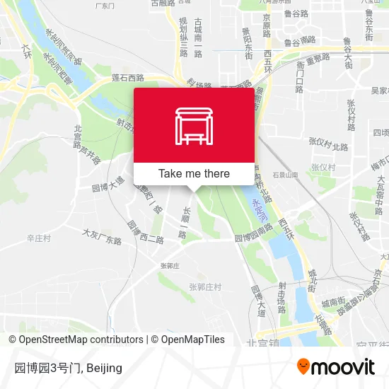 园博园3号门 map