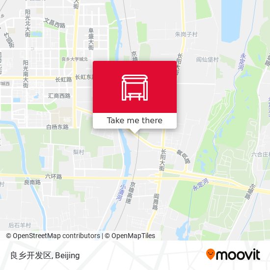良乡开发区 map