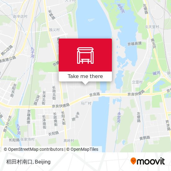稻田村南口 map