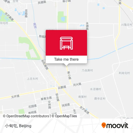 小甸屯 map