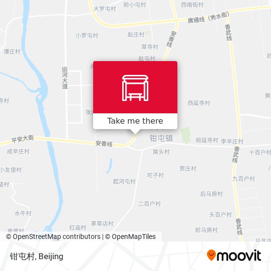 钳屯村 map