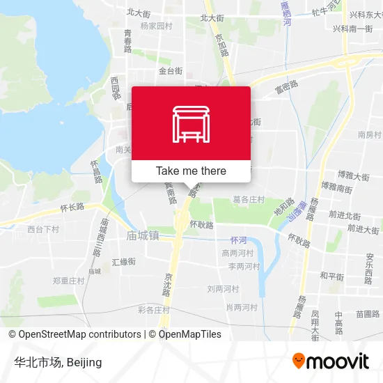华北市场 map