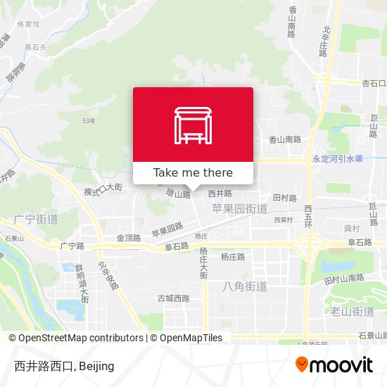 西井路西口 map