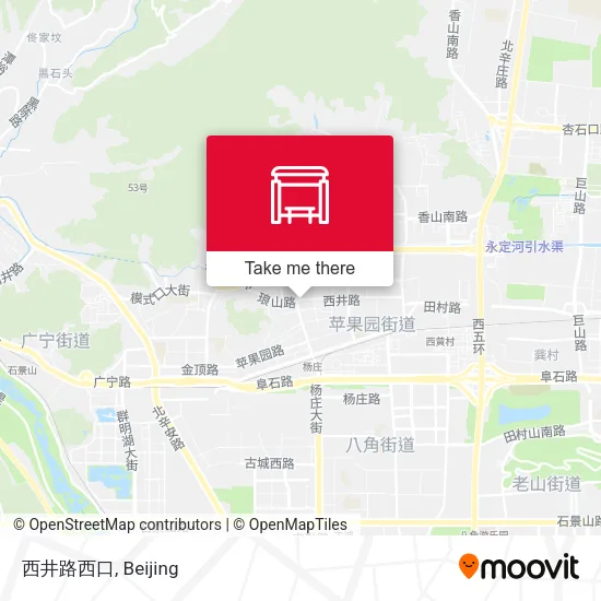 西井路西口 map