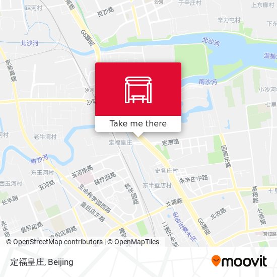 定福皇庄 map