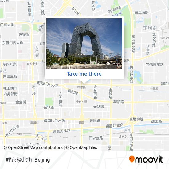 呼家楼北街 map