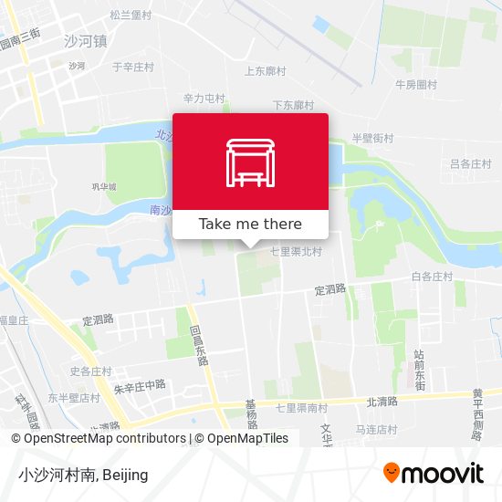 小沙河村南 map