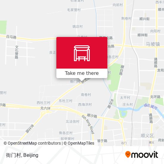 衙门村 map