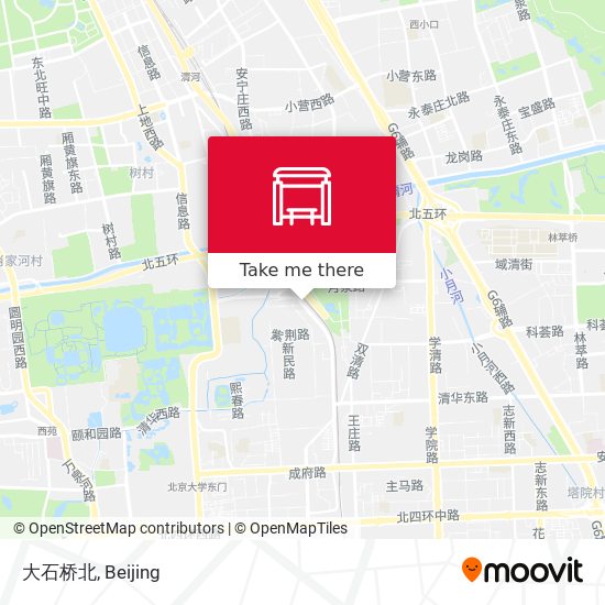 大石桥北 map