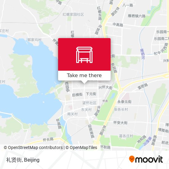 礼贤街 map