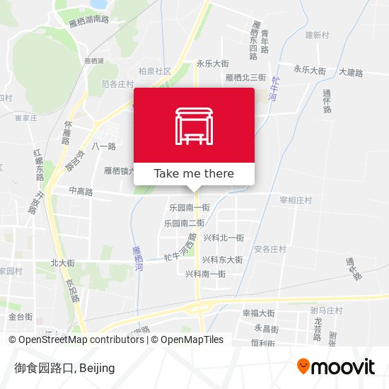 御食园路口 map