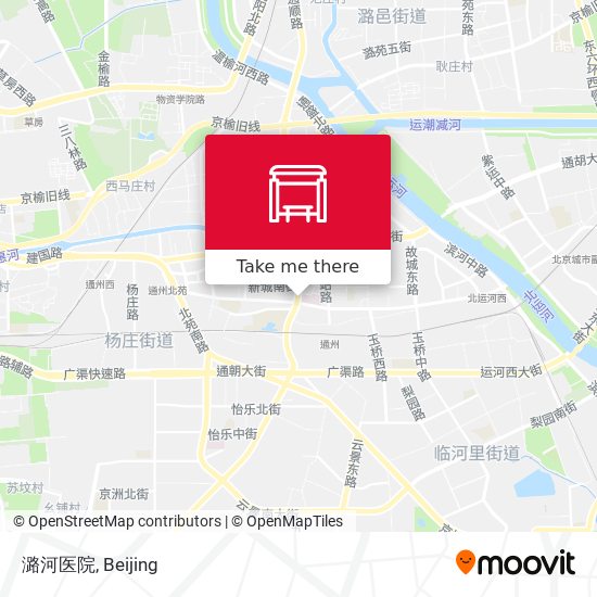 潞河医院 map