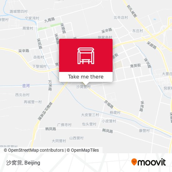 沙窝营 map