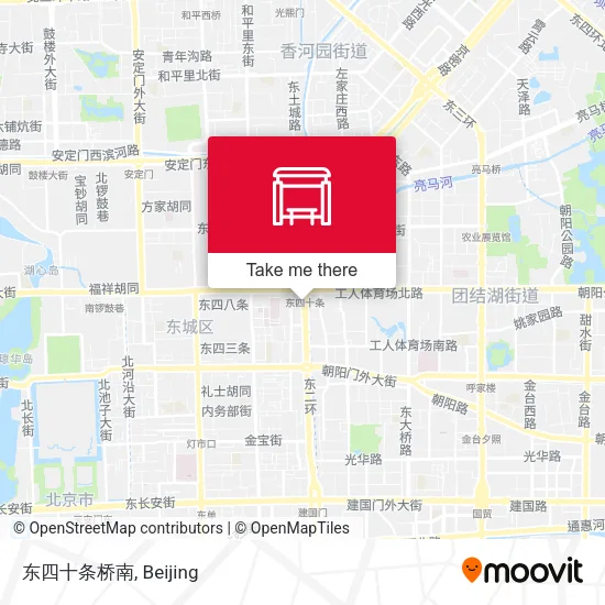 东四十条桥南 map