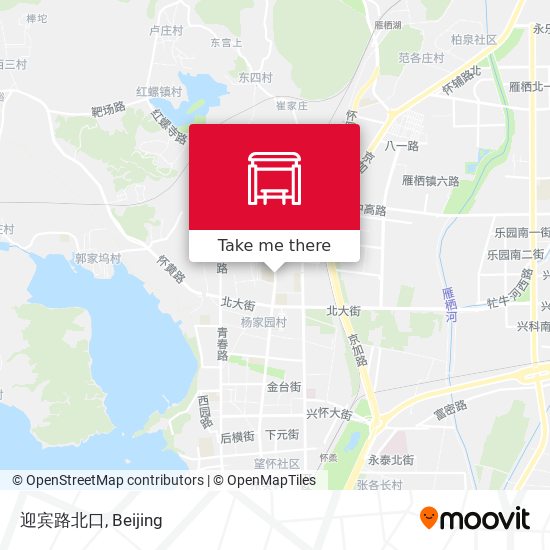 迎宾路北口 map