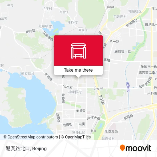 迎宾路北口 map